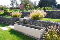 Gabion Basket Garden Retaining Wall Water Erosion flood Control