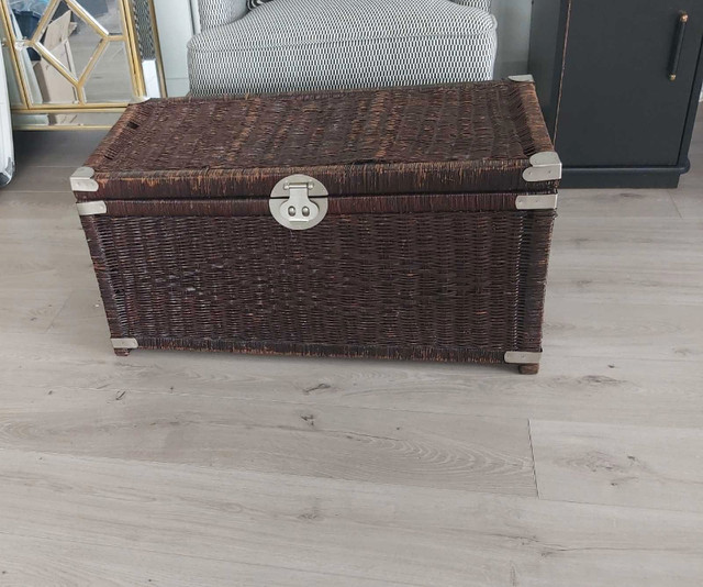 Wicker box hope chest in Other in Mississauga / Peel Region