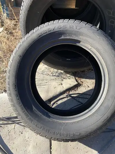 Champire Winter Pro Tires for sale, 235/65 R17. 8-9/32 " of Tread Left. Asking $150.00. Also 15" GM...