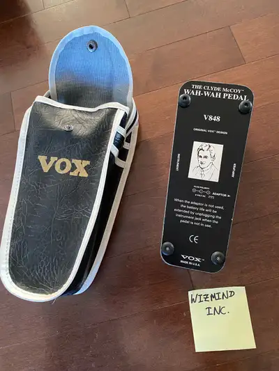 Vox V848 Clyde McCoy Wah-Wah Pedal, View more