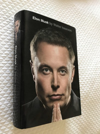 2023 Hardcover book, Elon Musk by Walter Isaacson
