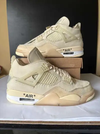 Off white Jordan 4s, View more