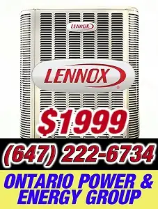 CENTRAL AIR CONDITIONER/FURNACE WITH INSTALLATION (LENNOX/GOODMA
