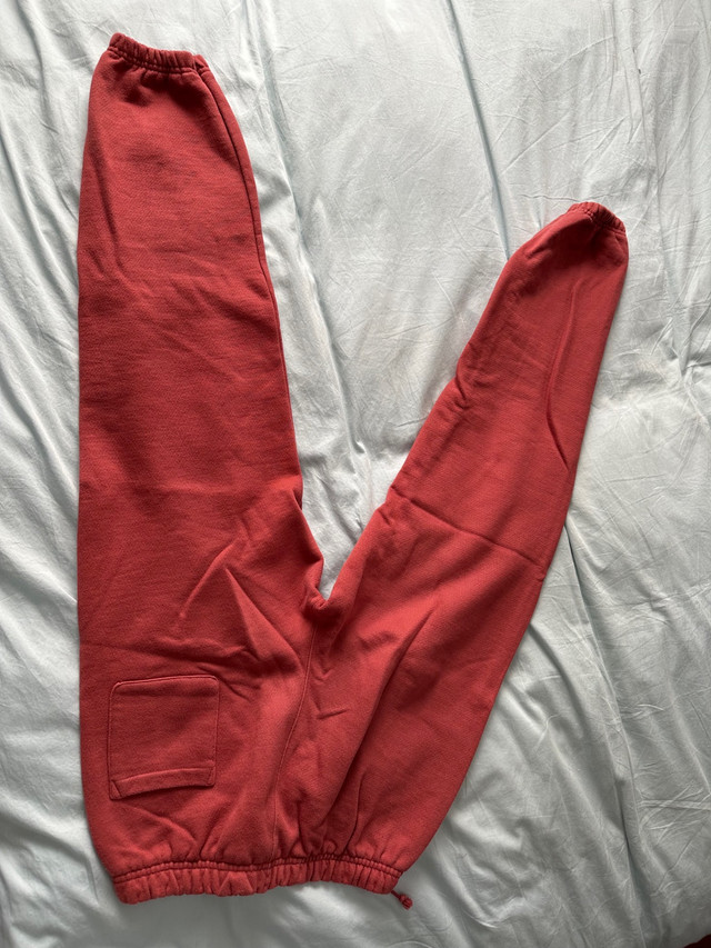 Cozy Champion Reverse Weave Sweatpants - Rust Red, Size Small in Women's - Bottoms in Ottawa - Image 4