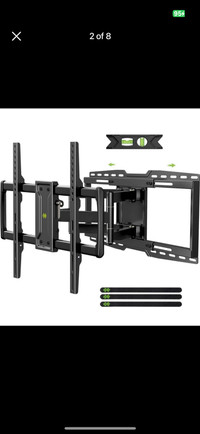 USX MOUNT Full Motion TV Wall Mount Bracket for Most 32-90 Inch 