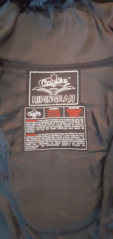 Quality Leather Motorcycle Jacket dans Hommes  à Kamloops