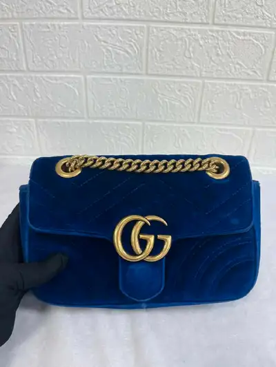 Gucci Marmont 22 Velvet Authentic 