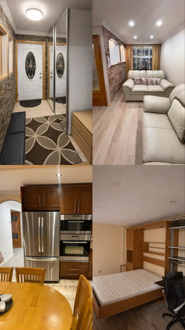 Bright & Fully Furnished 4 1/2 Apartment