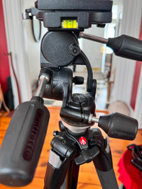 Manfrotto 808RC4 Video Head + Manfrotto 055XB Tripod