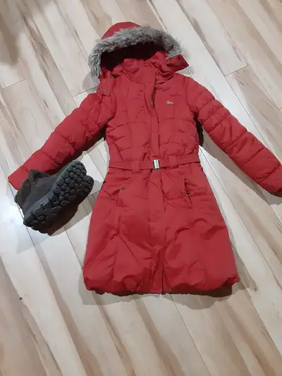 Manteau hiver fille 12 ans +bottes, View more