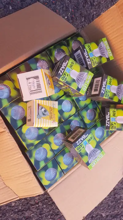 32 NEW IN BOX Halogen led bulbs (reg. $170), View more