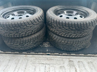 New   225/60r17 winter tires  on 5x114.3 rims tpms sensors