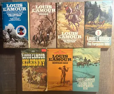 55 paperback pocket novels! All for $40….only 72 cents each! P/U Stellarton
