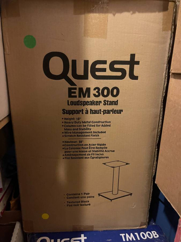 Quest EM300 LoudSpeaker Stand in Speakers in Burnaby/New Westminster