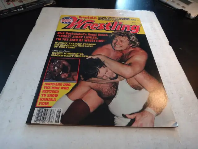 inside wrestling magazine 1983  wwe wwf  see inside the one avai in Arts & Collectibles in Victoriaville - Image 7
