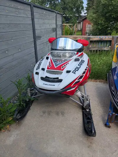 Selling together. Red and white can be started up. Has a broken choke but can be heard running. Blue...