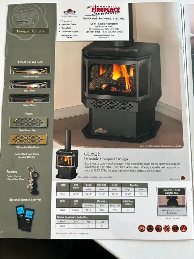 Napoleon Gas Stove - Model GDS28N62864746286849123