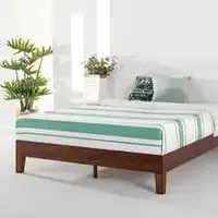 Mellow Naturalista Classic 12 Inch Solid Wood Platform Bed with 