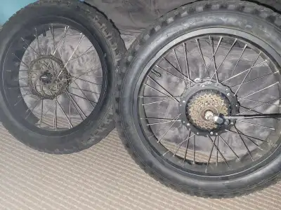 500Watt Ebike rear hub motor, rim and rubber, View more