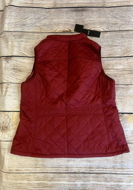 Gilet matelassé -ART3D- Dark Red Quilted Vest in Women's - Tops & Outerwear in Gatineau - Image 2