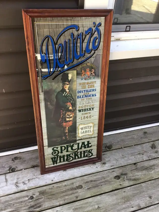 Dewars Whiskey Mirror in Home Décor & Accents in St. Catharines - Image 2