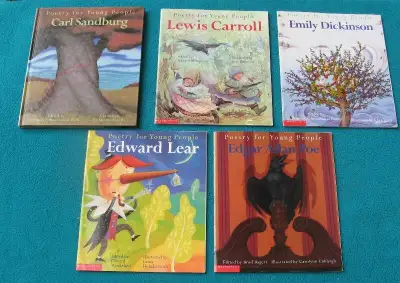 like new $3/book Poetry for Young People Carl Sanberg Lewis Carroll Emily Dickenson SOLD Edward Lear...