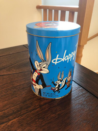 Vintage Looney Tunes Bugs Bunny Anniversary Tin Brachs 1989