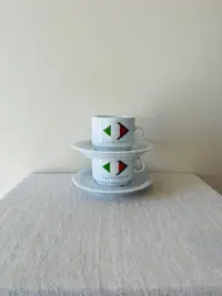 CUP AND SAUCER DANESCO CAPPUCCINO MADE IN HUNGARY