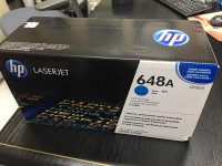 HP Laserjet Genuine Original Cyan Toner Cartridge 648A (CE261A)