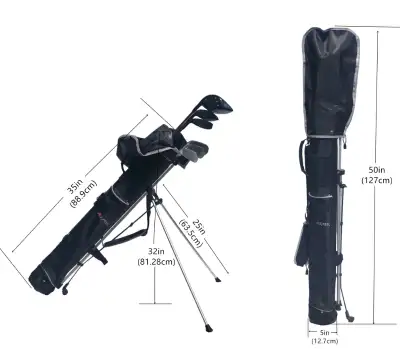 A99Golf C4 Range Sunday Stand Carry Golf Bag Removable Top Cover, View more