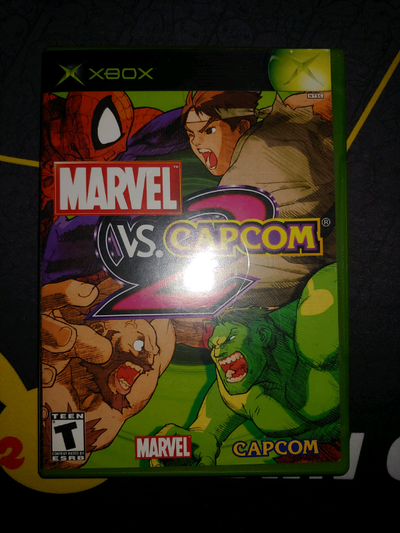 CIB Original Xbox Marvel VS Capcom 2 Not backwards compatible on Xbox 360 Scratches are a minimum