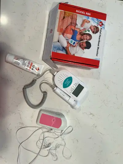 Torontek fetal Doppler Small amout of gel left but aloe Vera gel works as well, also comes with a po...