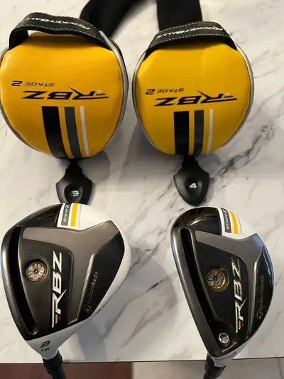 Taylormade RBZ 3 wood & 4 Hybrid, View more