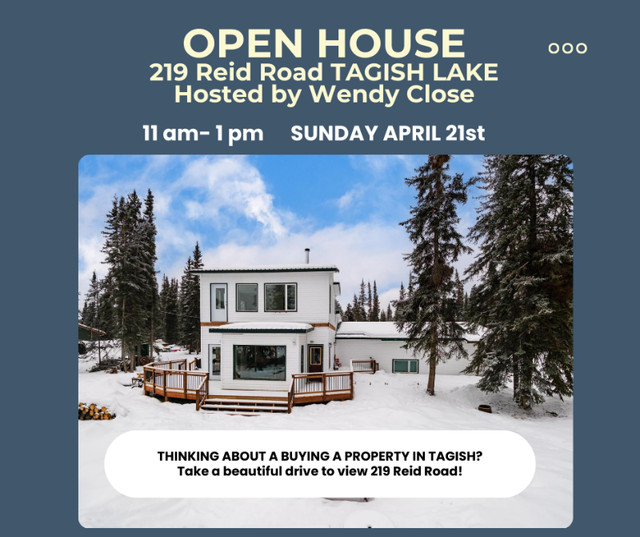 OPEN HOUSE SUNDAY APRIL 21ST 11 AM - 1 PM 219 REID ROAD in Houses for Sale in Whitehorse
