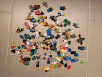 Lego minifigures and parts lot