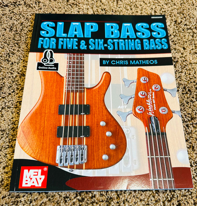 Slap Bass for Five & Six-String Bass in Textbooks in Calgary