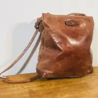 Vintage the trend leather backpack