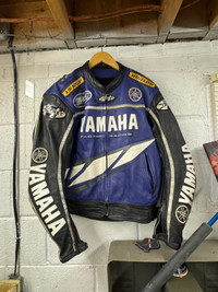  Yamaha motorcycle leather jacket