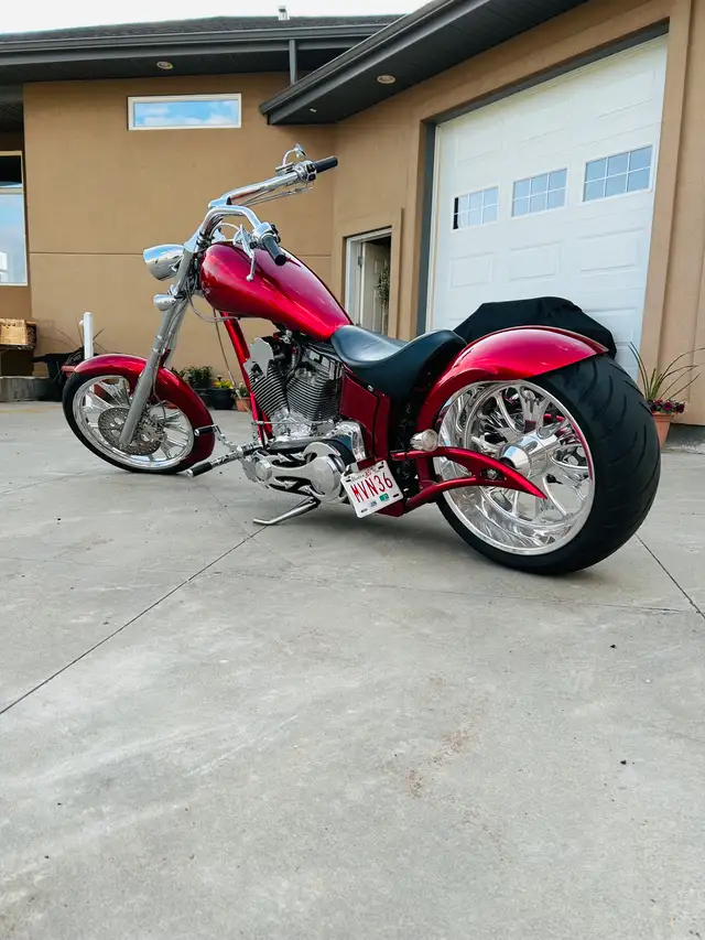 2008 Big Bear Venom Chopper Motorcycle in Street, Cruisers & Choppers in St. Albert - Image 3