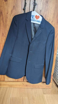 Topman Men's Blazer suit jacket 36 R navy