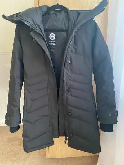 I'm selling a Canada Goose winter jacket for women, perfect for staying warm and stylish during the...