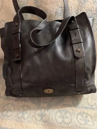 Fossil Carry- All Style Genuine Leather Bag, View more