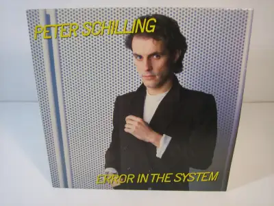 PETER SCHILLING - ERROR IN THE SYSTEM LP VINYL RECORD ALBUM, View more