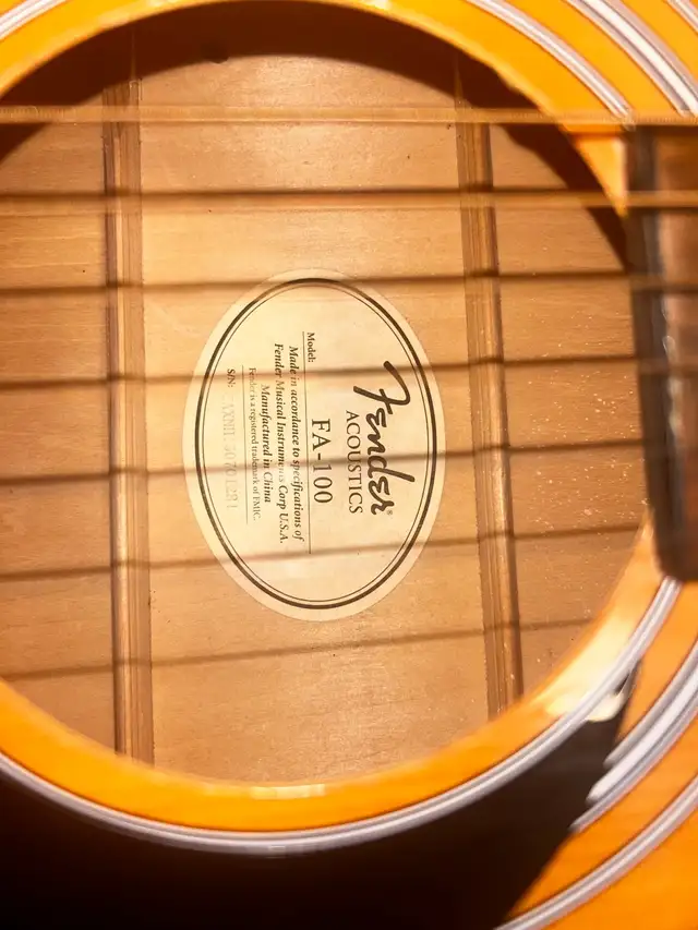 Fender Acoustic Guitar555210982756208642