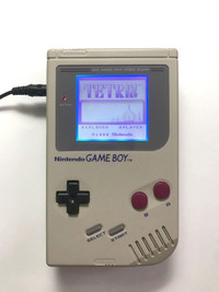 Original Gameboy with new LED lighting. Nintendo classic system
