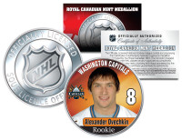 2005-06 ALEXANDER OVECHKIN RECRUE ROOKIE, RC PIÈCE DE MONNAIE.