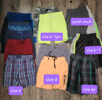 Kid's Shorts Clothing Lot -size 6-7