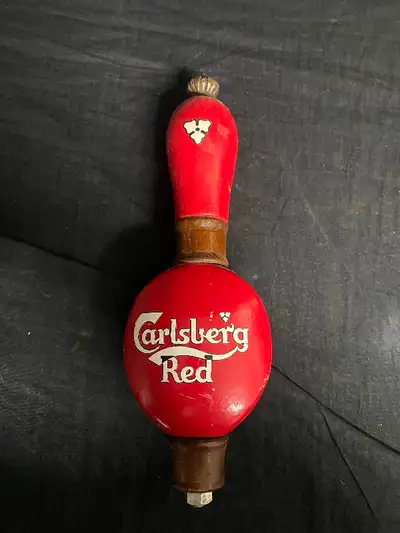 Carlsberg Red Draft Tap Handle, View more
