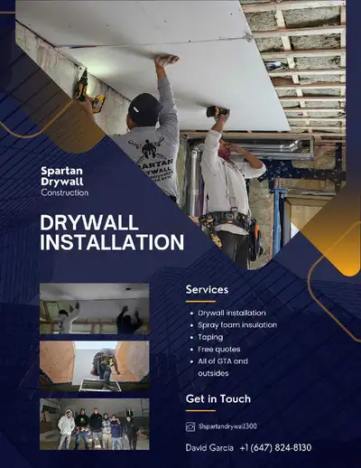 DRYWALL ON A BUDGET!!! Free estimates , View more