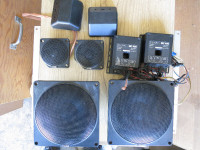 Canton car audio woofer / tweeter separates with crossovers